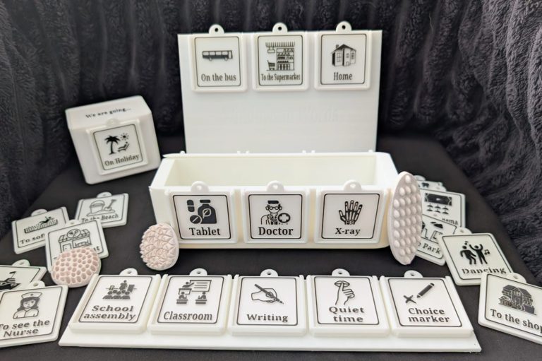 non-verbal and autistic Communication tags various products