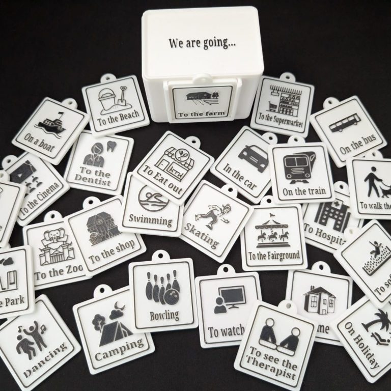 non-verbal and autistic Communication tags we are going set